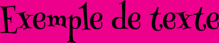 Image preview of font Henny Penny