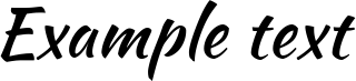 Image preview of font Kaushan Script