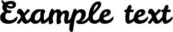 Image preview of font Leckerli One