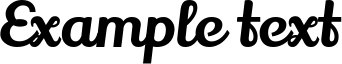 Image preview of font Lily Script One