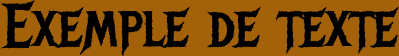 Image preview of font Metal Mania