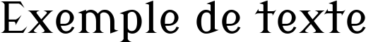 Image preview of font Modern Antiqua