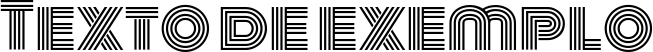 Image preview of font Monoton