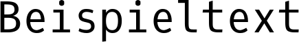 Image preview of font Oxygen Mono