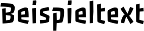 Image preview of font Passero One