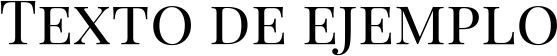 Image preview of font Playfair Display SC