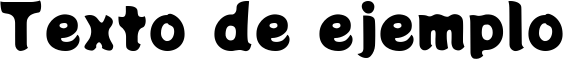 Image preview of font Potta One