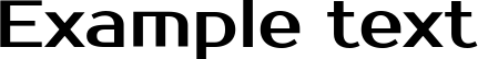 Image preview of font Prosto One