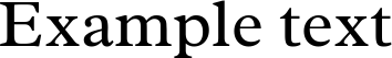 Image preview of font Radley
