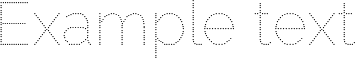 Image preview of font Raleway Dots