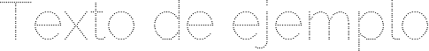 Image preview of font Raleway Dots