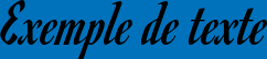 Image preview of font Romanesco