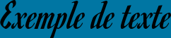 Image preview of font Romanesco
