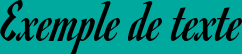 Image preview of font Romanesco