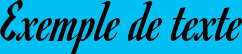 Image preview of font Romanesco