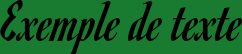 Image preview of font Romanesco