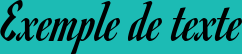 Image preview of font Romanesco