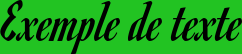 Image preview of font Romanesco