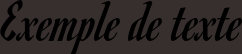 Image preview of font Romanesco
