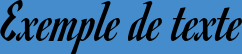 Image preview of font Romanesco