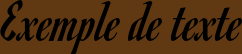 Image preview of font Romanesco