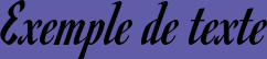 Image preview of font Romanesco