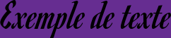 Image preview of font Romanesco