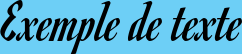 Image preview of font Romanesco
