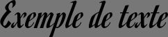 Image preview of font Romanesco