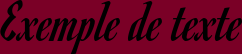 Image preview of font Romanesco