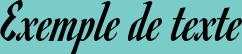 Image preview of font Romanesco