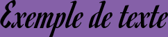 Image preview of font Romanesco