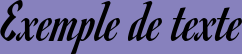 Image preview of font Romanesco