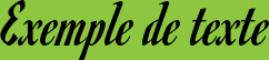 Image preview of font Romanesco
