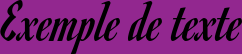 Image preview of font Romanesco