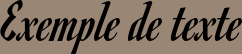 Image preview of font Romanesco
