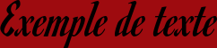 Image preview of font Romanesco