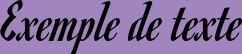 Image preview of font Romanesco