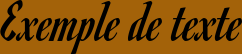 Image preview of font Romanesco