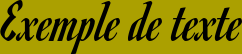 Image preview of font Romanesco