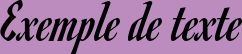 Image preview of font Romanesco