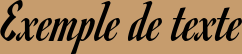 Image preview of font Romanesco