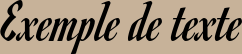 Image preview of font Romanesco