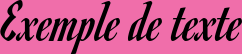 Image preview of font Romanesco