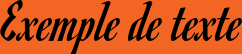 Image preview of font Romanesco
