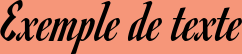 Image preview of font Romanesco
