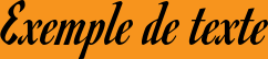 Image preview of font Romanesco