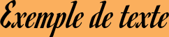 Image preview of font Romanesco
