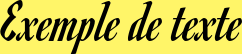 Image preview of font Romanesco