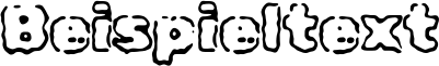 Image preview of font Rubik Burned